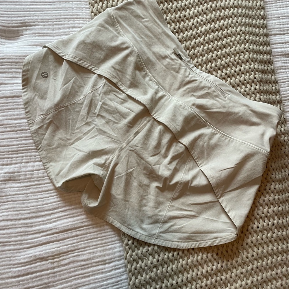 lululemon athletica Women's Beige Athletic Shorts